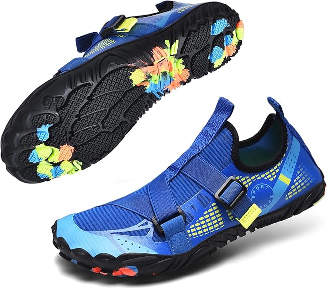 copulan 水鞋男士速干赤脚运动水袜鞋适合游泳池沙滩船浮潜冲浪潜水湖